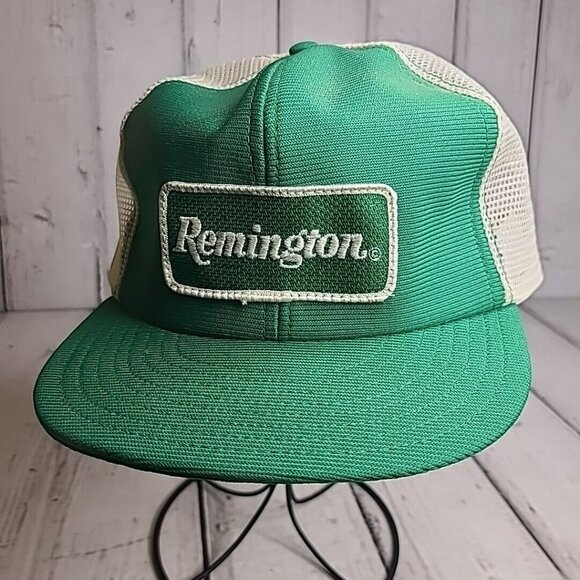 Snap-Back Other - Vintage Remington Arms Mesh Trucker Snapback Hat Cap